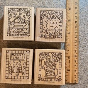 Rubber Stamp Bundle - 4 sets including STAMPIN' UP! Elegant Ornaments